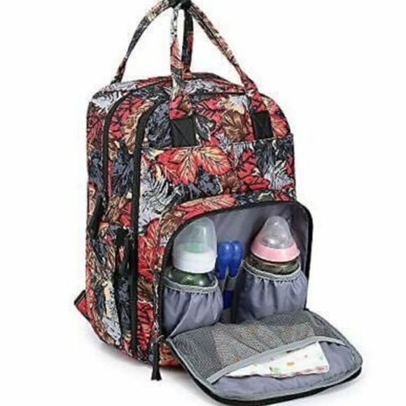 Ruvalino Floral Diaper Bag Backpack - Picture 3 of 11
